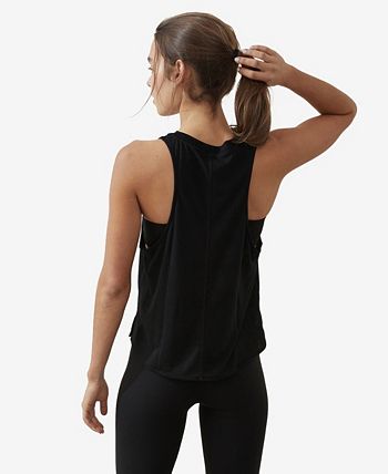 Cotton On Women's Training Tank Top Black Size Small