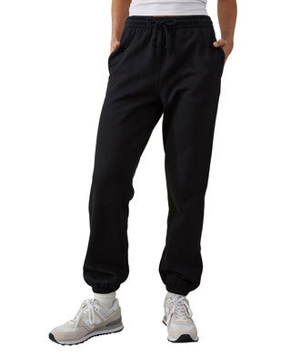 Cotton On Women's Plush Sweatpant Jogger Black Size Large