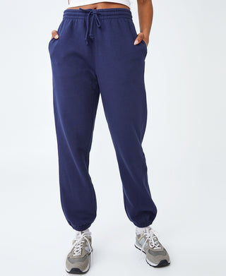 Cotton On Women's Plush Sweatpant Jogger Blue Size Small