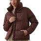 Cotton On Women's The Recycled Mother Puffer Jacket Brown Size Large
