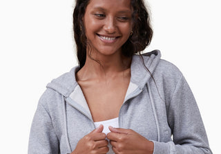 Cotton On Cropped Zip Top for Women in Black Size Medium