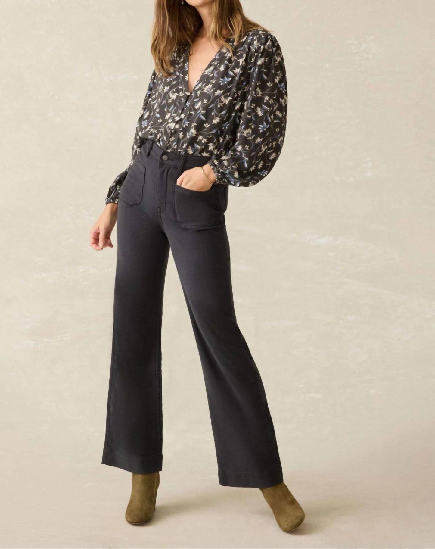 Faherty - Stretch Terry Patch Pocket Pants