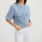 Veronica Beard - Short Sleeve Denim Jacket