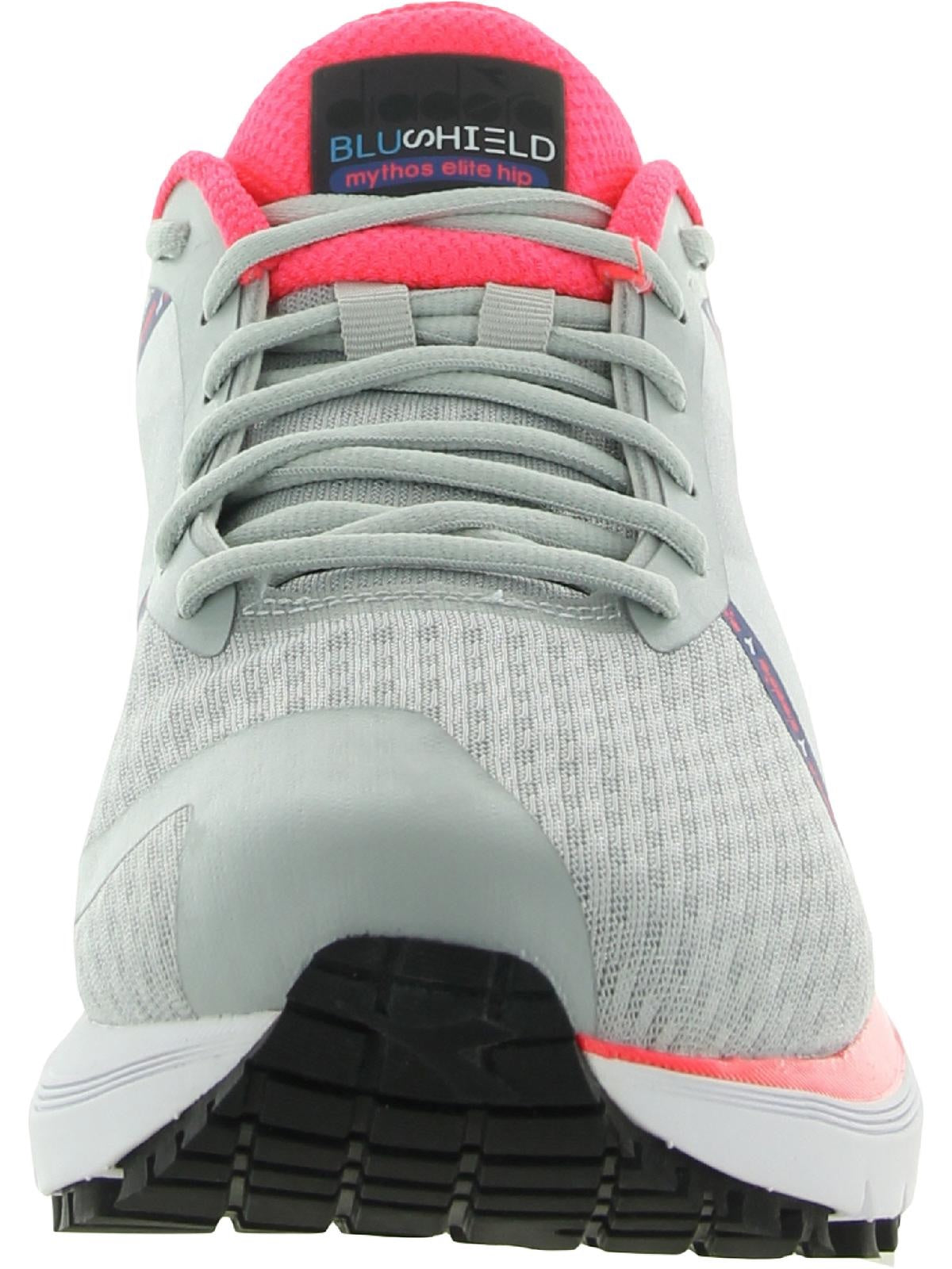 Diadora Men's Mythos Blushield Elite Hip Running Shoes Silver/Lava