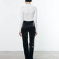 Enza Costa - MATTE JERSEY L/S WRAP BODYSUIT