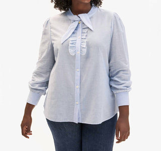 Clare V. - Pia Romantic Tie Blouse