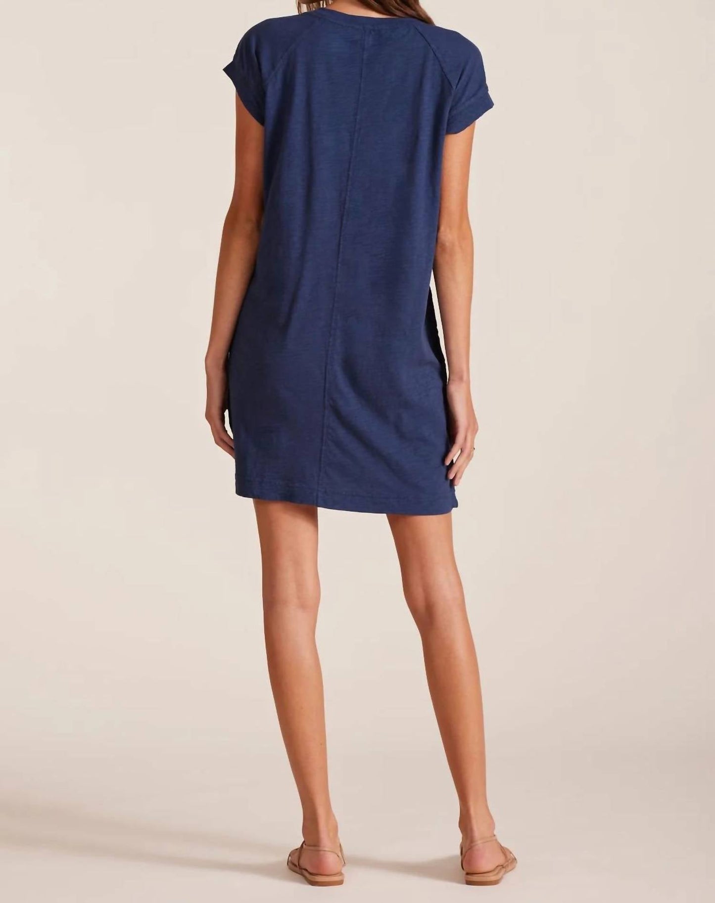 Bobi - Short Sleeve Raglan Mini Dress