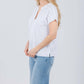 Elliott Lauren - Ramy V-neck Top With Mirror Sequin Detail