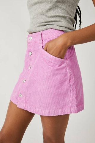 Free People - Ray Cord Mini Skirt