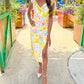 Astr - Watercolor Allexina Dress