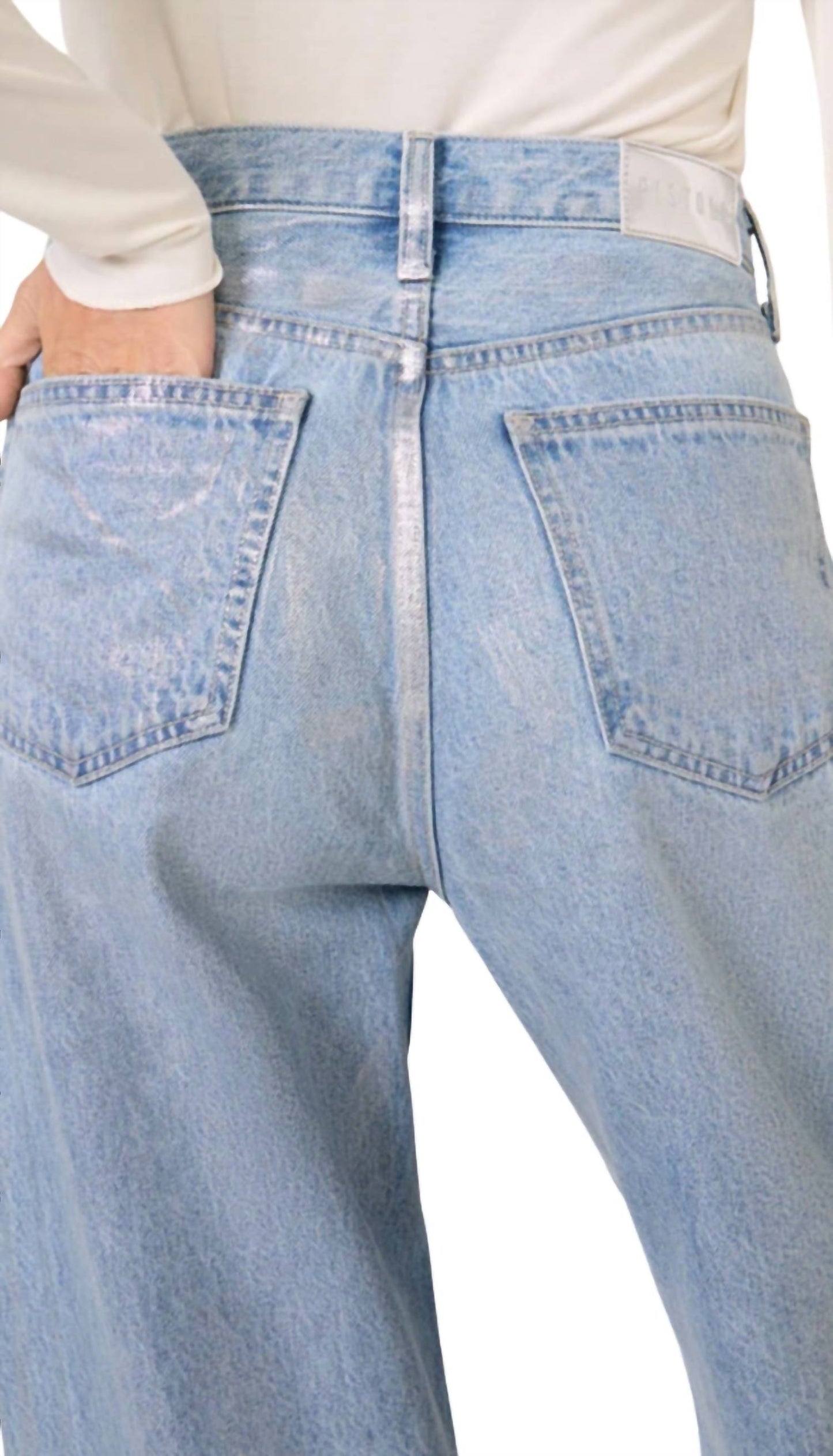Pistola - Wes High Rise Barrel Jeans