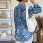 Lucy Paris - Amaya Pleated Puff Sleeve Floral Top