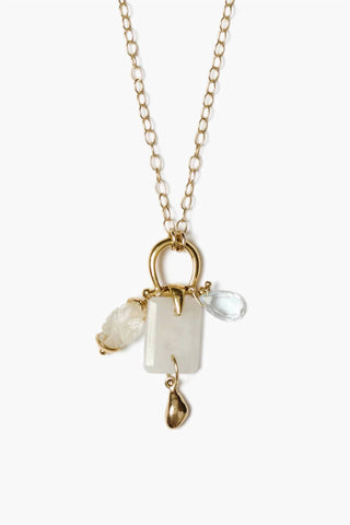 Chan Luu - Women's Cici Moonstone Charm Necklace