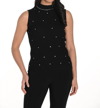 Frank Lyman - Knit Mock Neck Tank Top