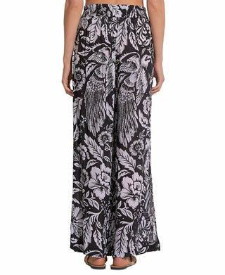Elan - Floral Cascade Flowy Wide Leg Pants