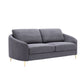 Yuina Linen Sofa in Gray