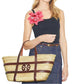 Tory Burch - Tory Burch Ella Straw Basket Tote