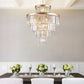 Golden Luxury Crystal Chandelier 23.6 Inch