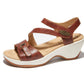 Halsa Footwear - Women's Cindy Vintage Calf Sandals