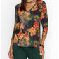 Johnny Was - JANIE FAVORITE 3/4 SLEEVE V-NECK TEE
