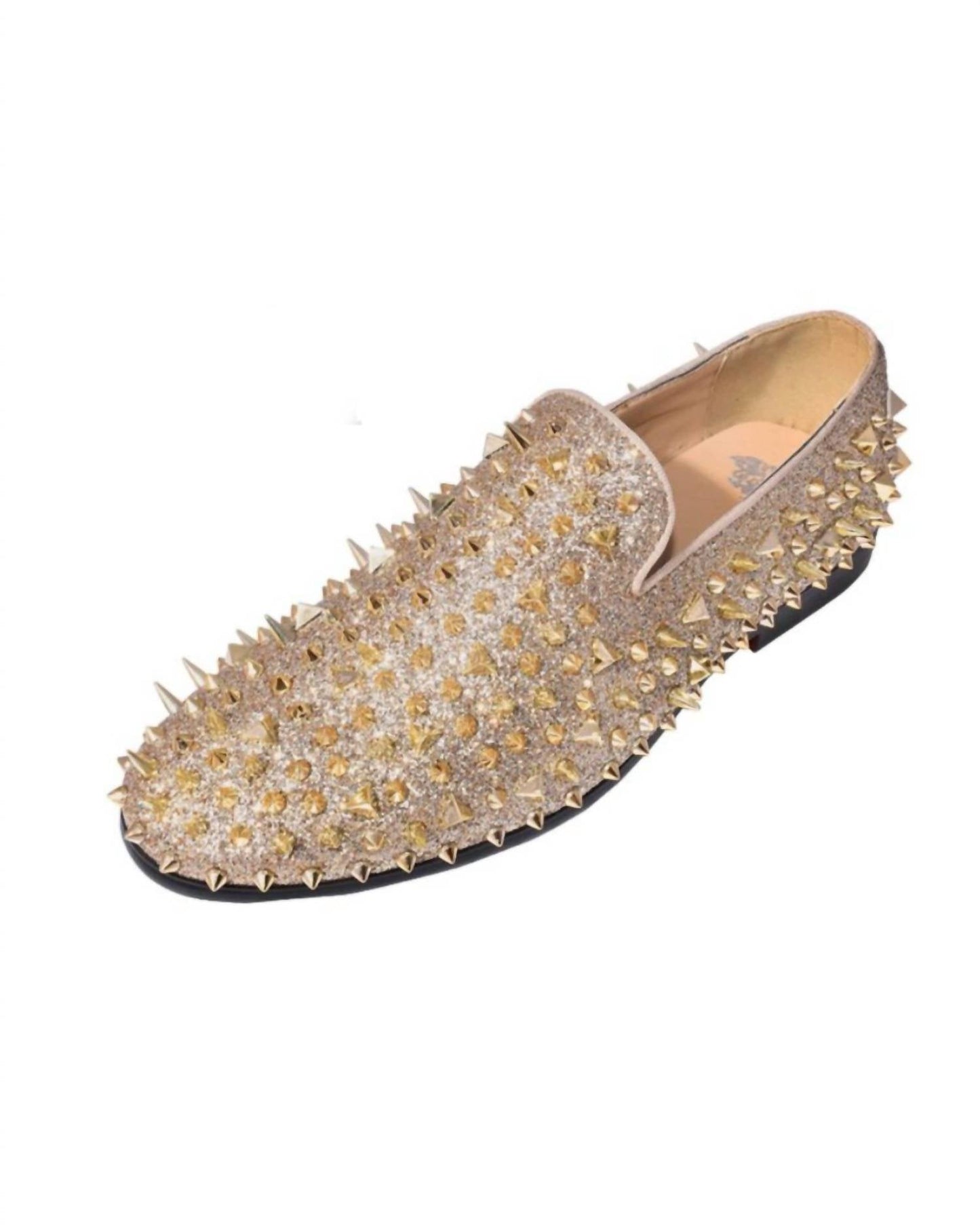 Royal Shoes - Men's Spiked Glitter Smoker Shoe
