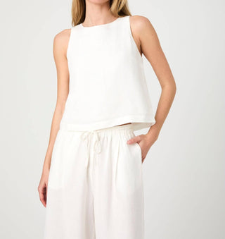 French Connection - Birdie Linen Swing Top