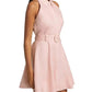 Veronica Beard - Beau Belted Linen Halter Minidress