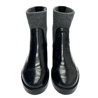 J.Crew - Women's Rib-cuff Boots In Italian Leather