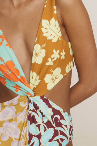 Alemais - Poppy Twist Front One Piece Swimsuit