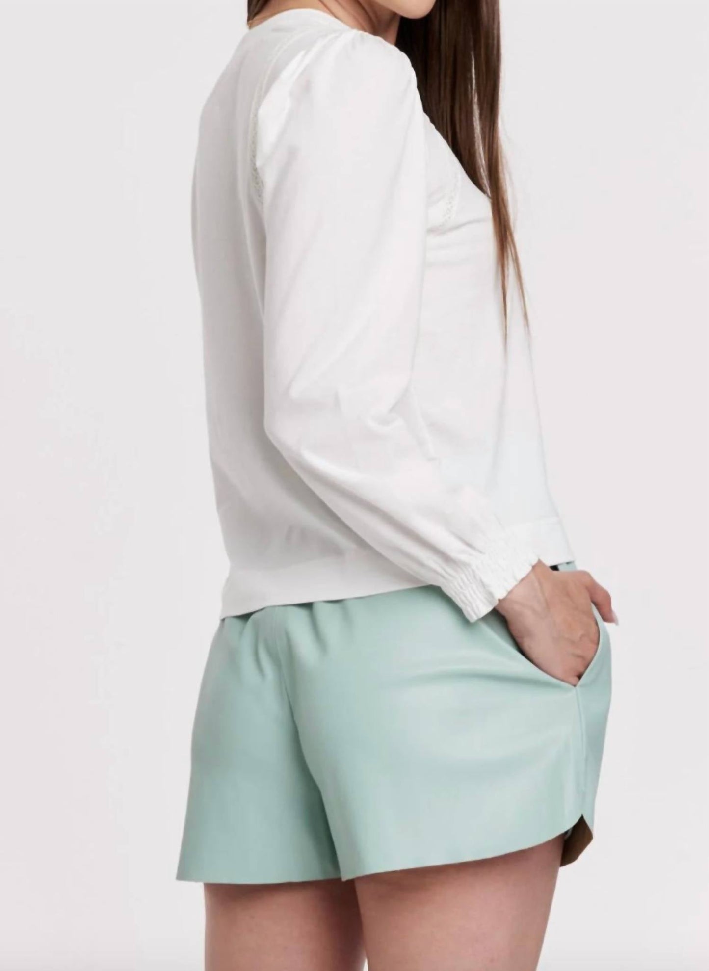 Another Love - Lace Detail Long Sleeve Top