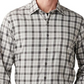Rodd & Gunn Boltons Trim Fit Check Cotton Flannel Button-Up Shirt In Ash Size Large
