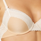 Heidi by Heidi Klum Women's Smooth Marl Lace T-Shirt Bra Beige Size 38D