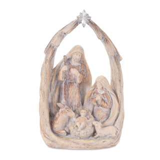 Holiday Nativity Scene Display 8"H