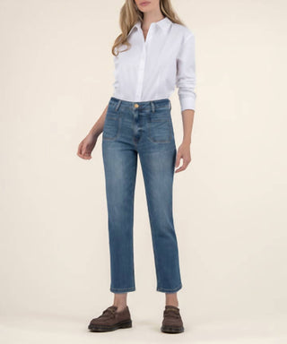 Kut From The Kloth - Elizabeth High Rise Straight Leg Jeans