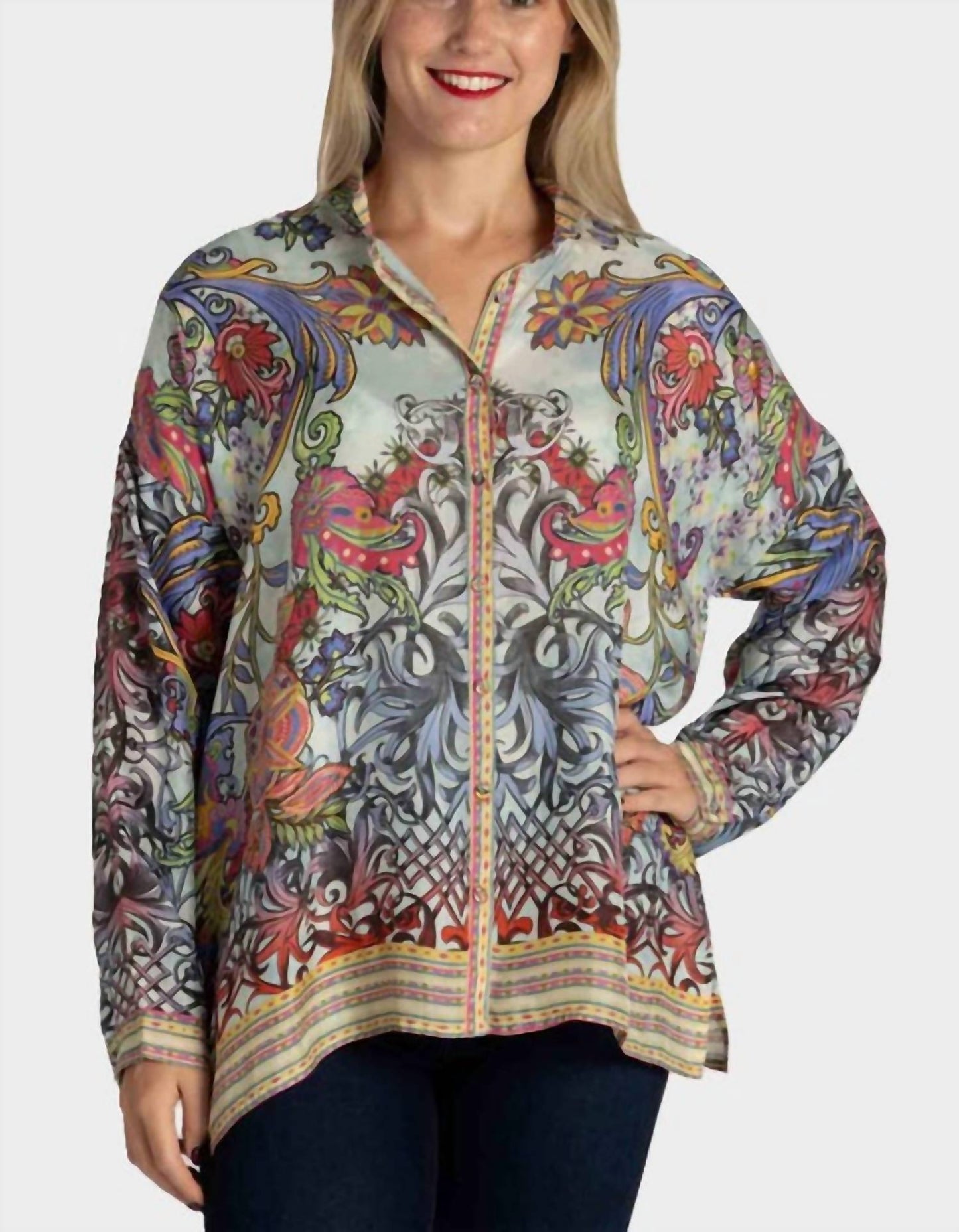 Johnny Was - AUDREY OVERSIZED BLOUSE