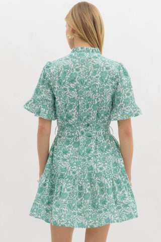 Entro - Sweet Finish Floral Print Dress