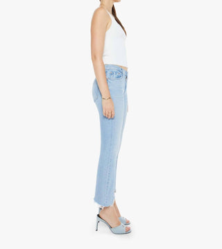 Mother - The Insider Fray Low-rise Stretch Crop Jeans