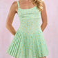 Peach Love - Gingham Lemon Sporty Romper