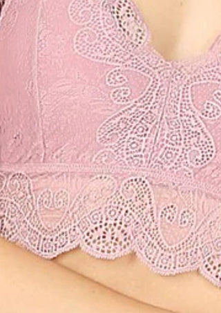 Zenana - Stretch Lace Padded Bralette