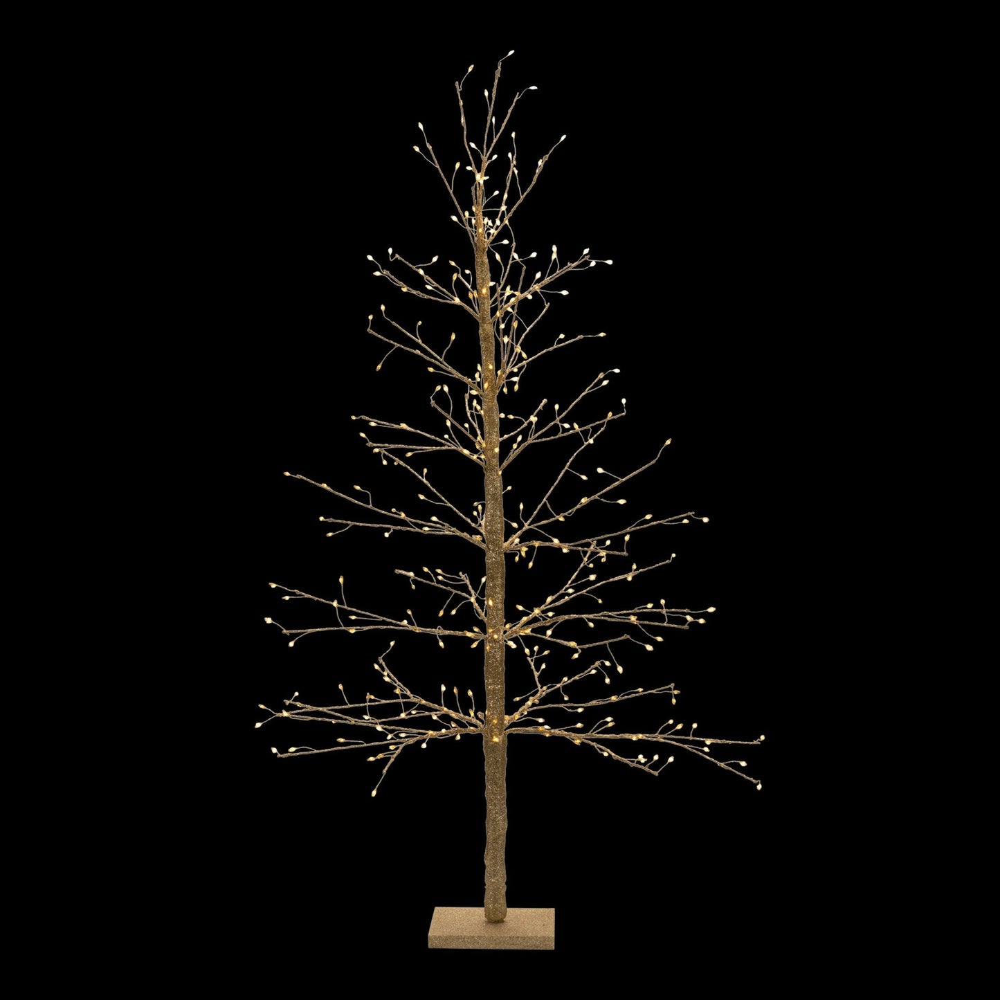 Gold LED Twig Tree 48"H