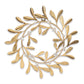 Metal Mistletoe Wreath Decor 12"D