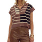 Entro - Colorblock Cropped Vest