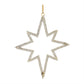 Jeweled Metal Star Ornament (Set of 12)