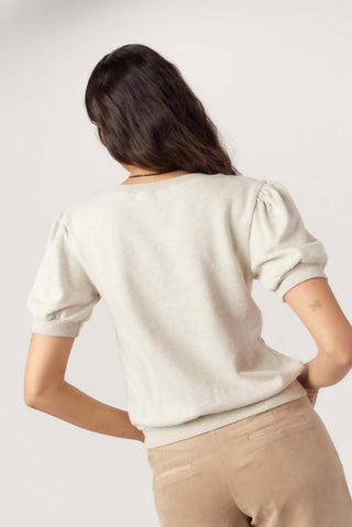 Project Social T - In My Feels Puff Sleeve V-neck Top