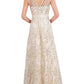Eliza J - Women's Sequined Illusion Gown