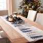 Embroidered Pine Tree Table Runner 72"L