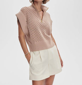 Varley - Gaines Half Zip Knit Top