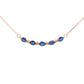 .73ct Sapphire Diamond Fashion Pendants 10KT Rose Gold