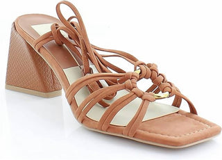 Dolce Vita - Women's Kash Cedar Nubuck Tie Up Block Heeled Sandals