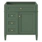 Bathroom Vanity With 2 Drawers and Tip-Out Drawer Storage Cabinet